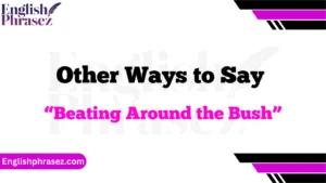 Other Ways to Say “Beating Around the Bush”